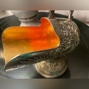 Vintage FB ROGERS Silver Plate Sugar Bowl Scuttle Snack Dish No Scoop. 6” X 6.5”